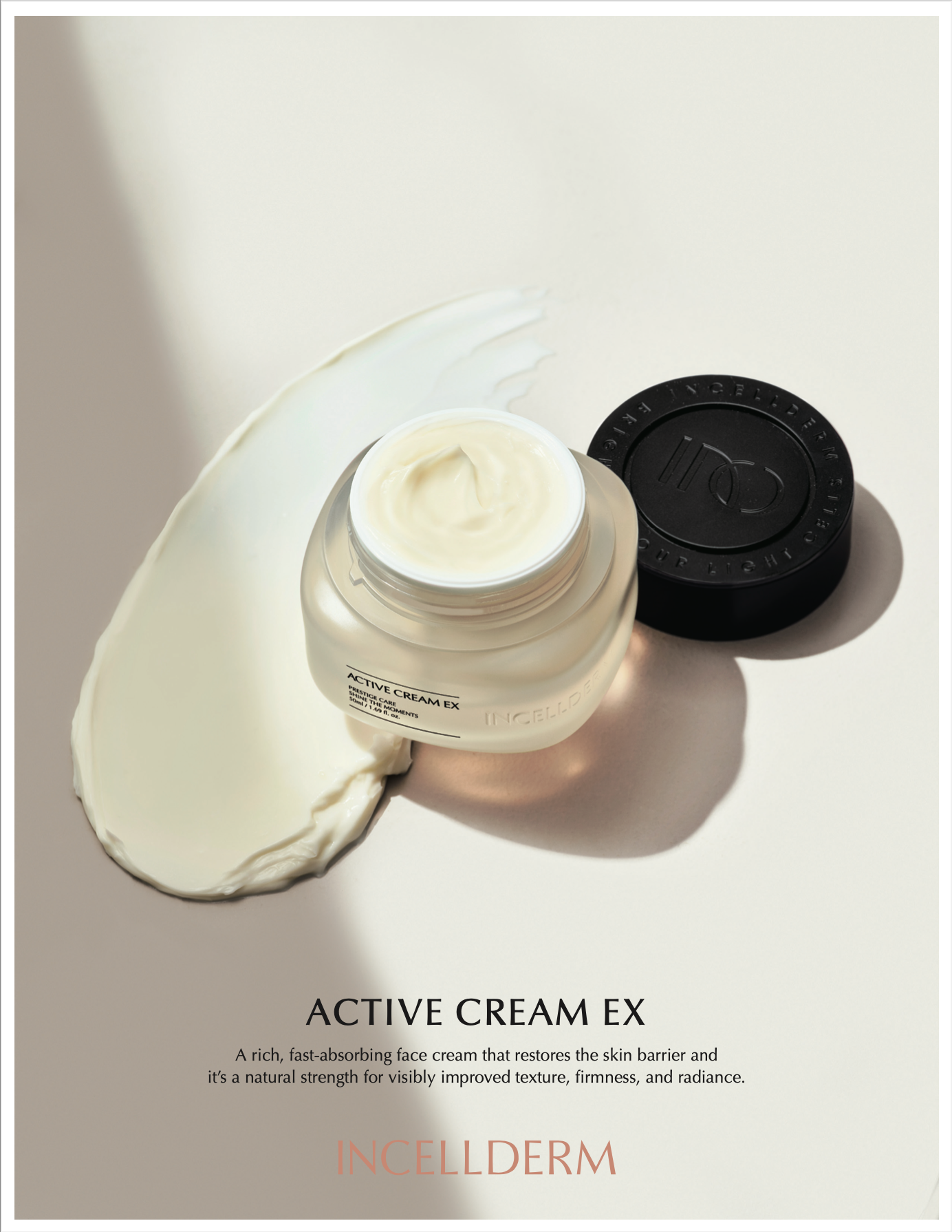 INCELLDERM RM Active Cream EX – Dermatology Cream, Daily Use (Free Shipping)